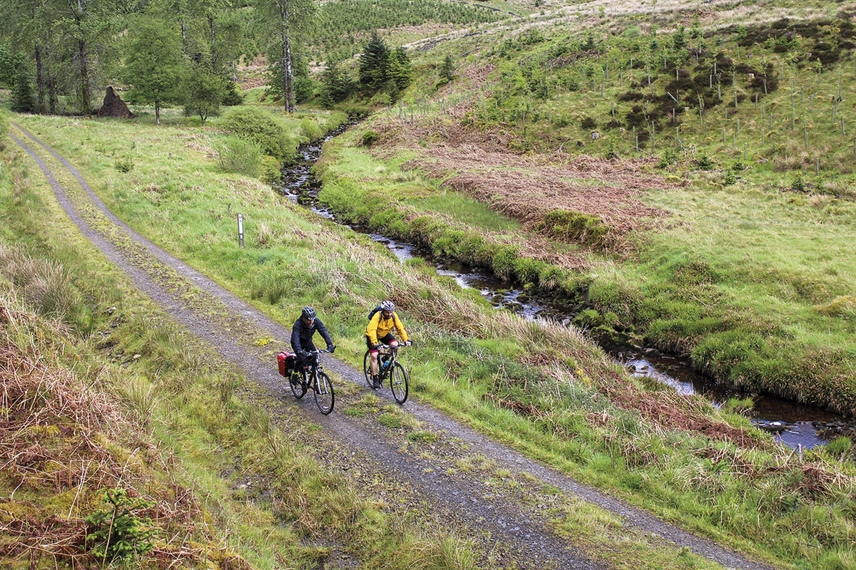 Cycling the Reivers Route - Route Photos - Superb riding beside Kershope Burn (Day 3)