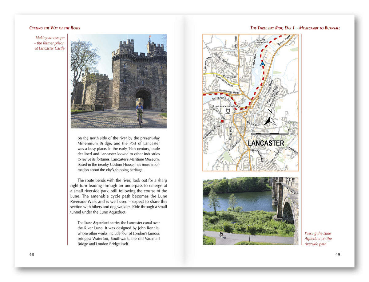 Cycling the Way of the Roses - Route Photos