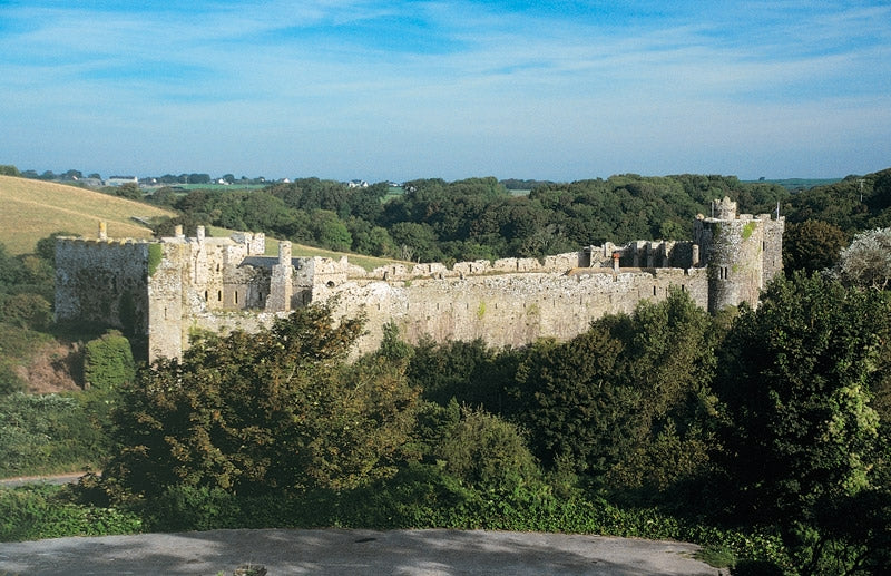 Walking in Pembrokeshire - Route Photos - Manorbier Castle (Walk 2)
