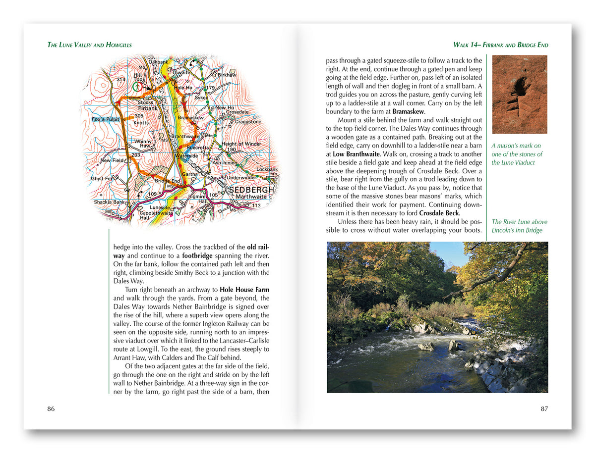 The Lune Valley and Howgills - Route Photos
