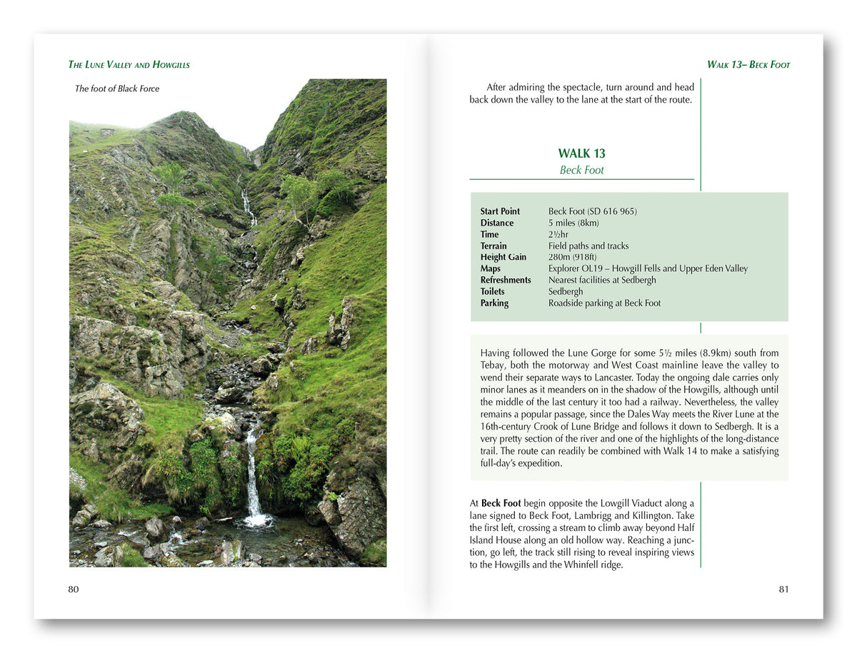 The Lune Valley and Howgills - Route Photos