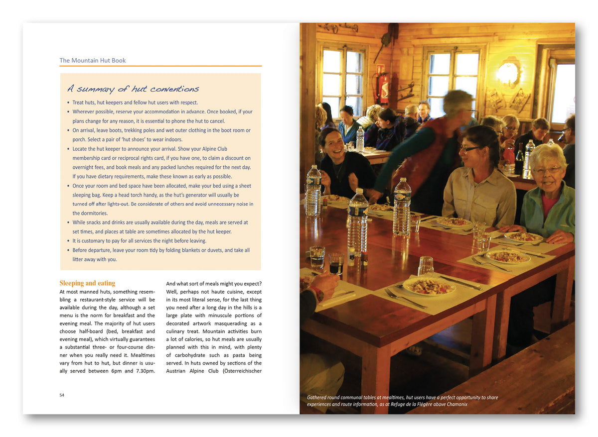 The Mountain Hut Book - Route Photos