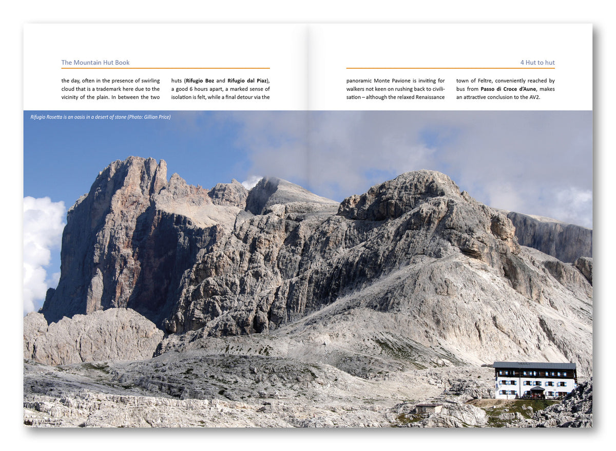 The Mountain Hut Book - Route Photos