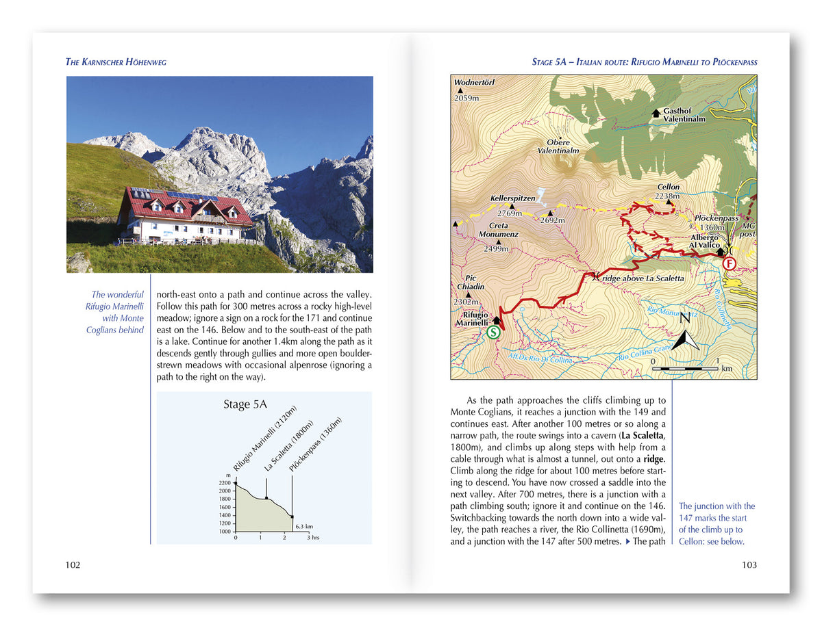 The Karnischer Hohenweg - Route Photos