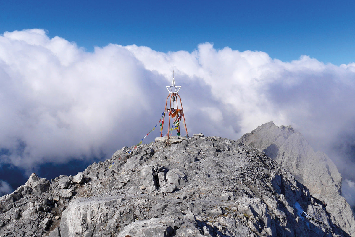 The Karnischer Hohenweg - Route Photos - Don’t be surprised to hear the Peace Bell being rung as you climb Monte Coglians (Stage 4A or 5A)