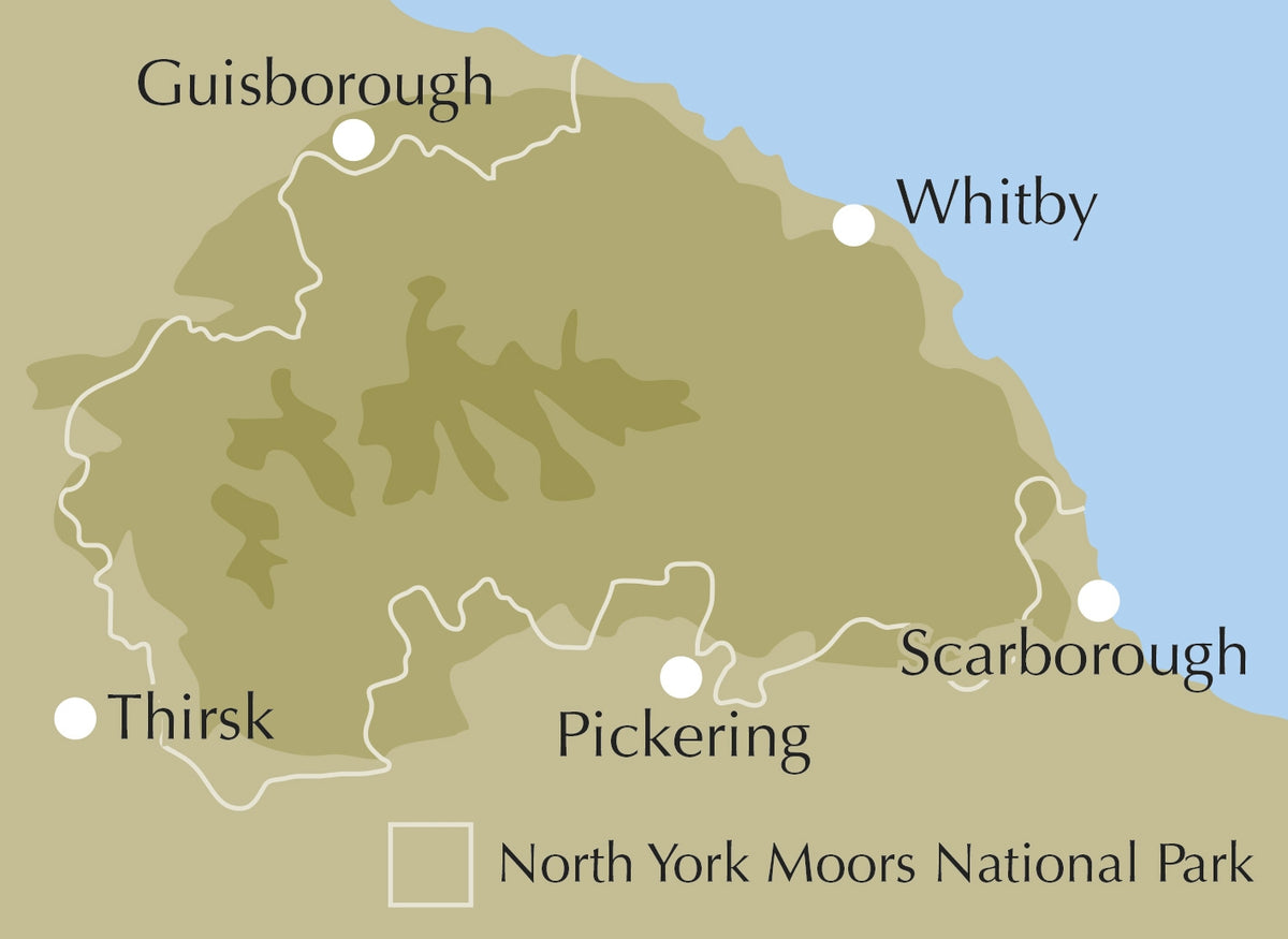The North York Moors - Location Map