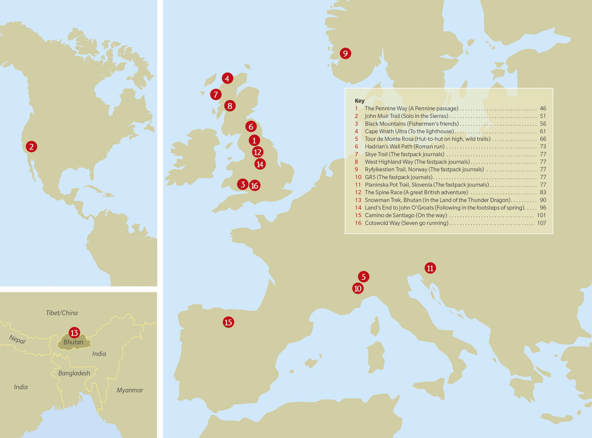 Fastpacking - Overview Map