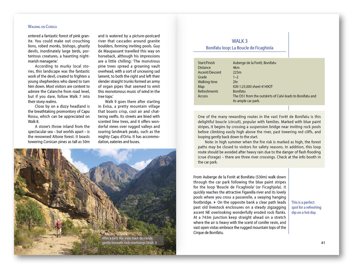 Walking on Corsica - Route Photos