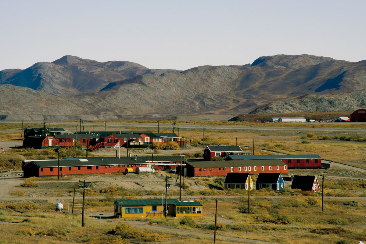 Trekking in Greenland - The Arctic Circle Trail - Route Photos - Old Camp is the oldest part of Kangerlussuaq, where workers lived while building the US air base