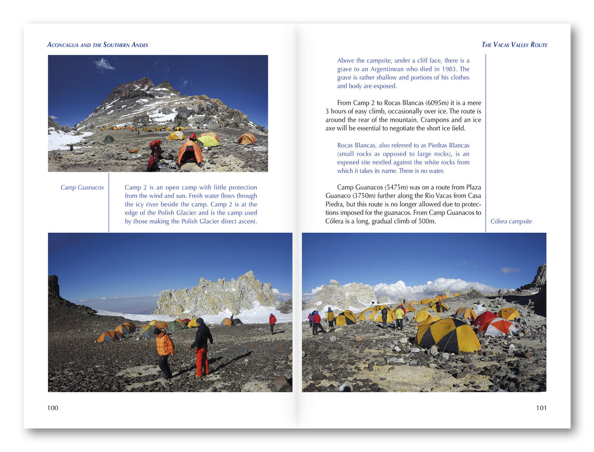 Aconcagua and the Southern Andes - Route Photos