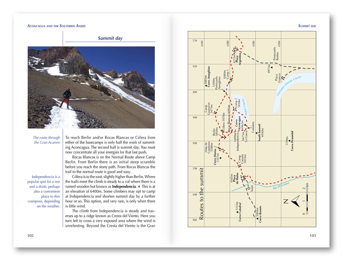 Aconcagua and the Southern Andes - Route Photos