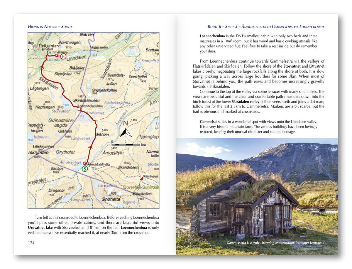 Hiking in Norway - South - Route Photos