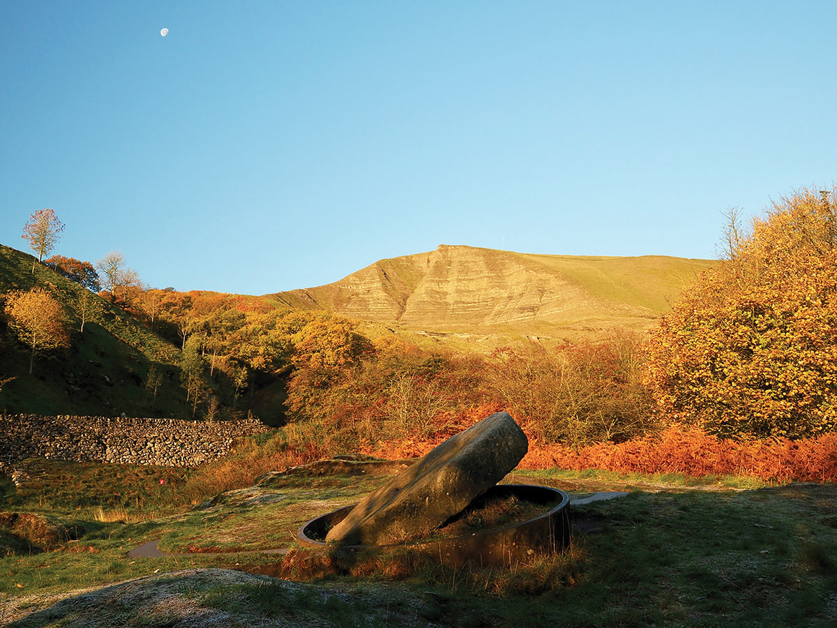 Walking in the Peak District - White Peak West - Route Photos - The ore-crushing circle of Odin Mine (Walk 1)