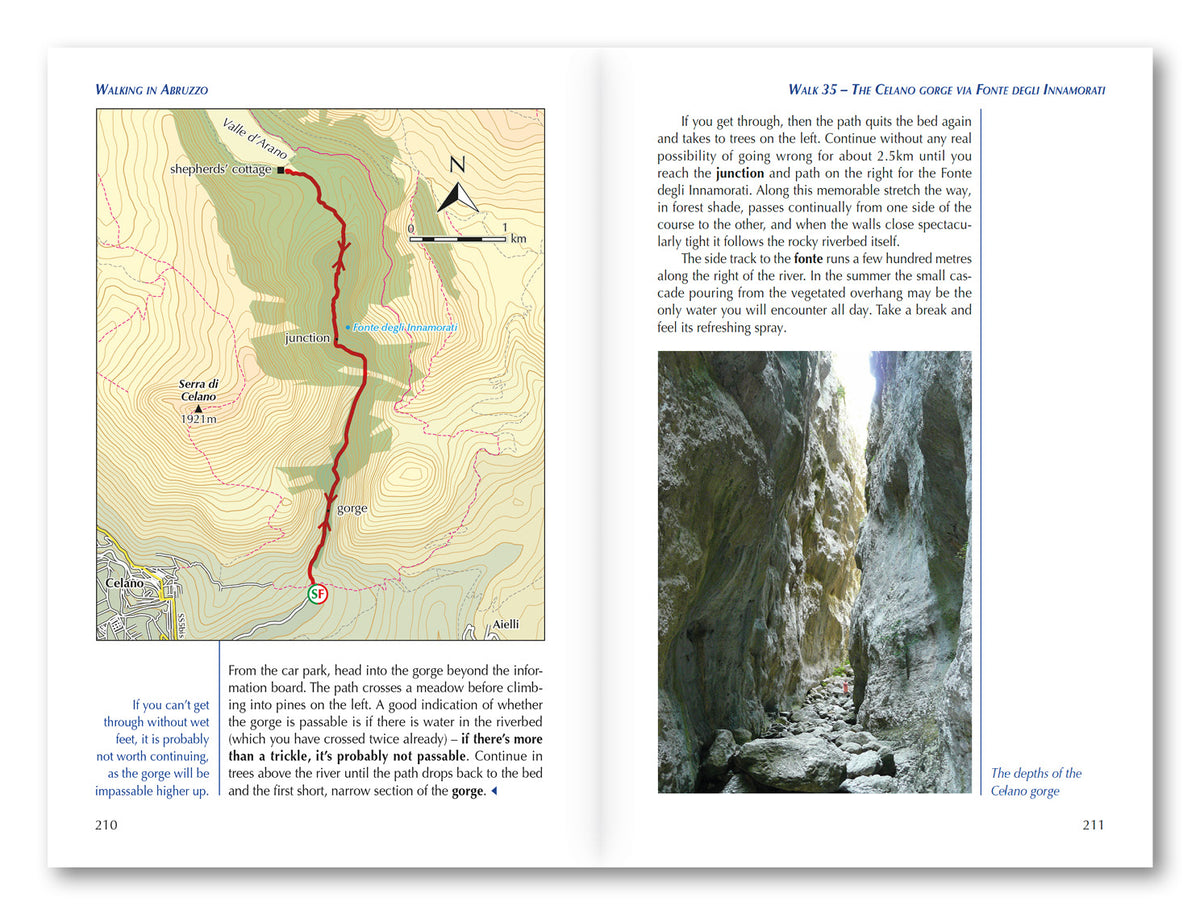 Walking in Abruzzo - Route Photos