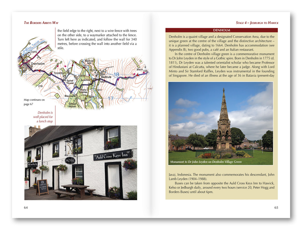 The Borders Abbeys Way - Route Photos
