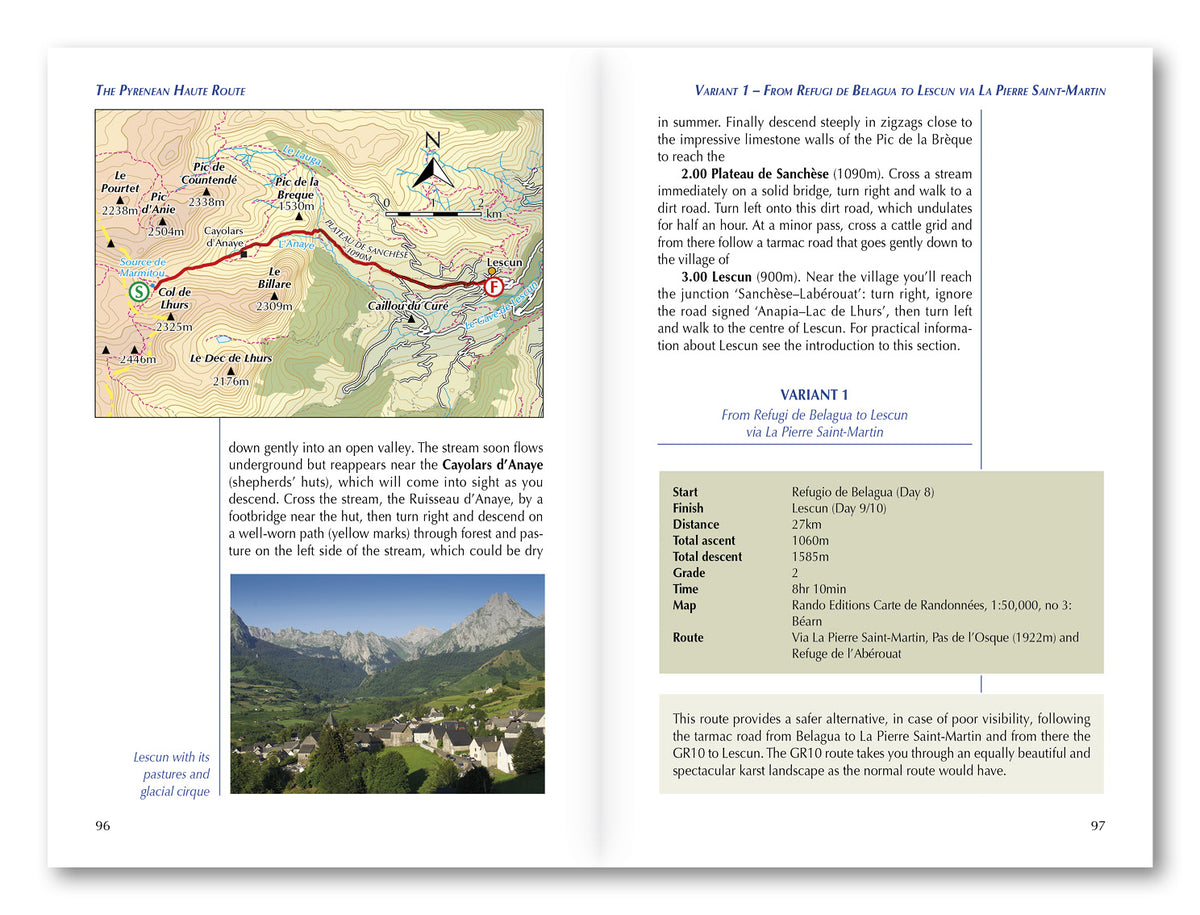 The Pyrenean Haute Route - Route Photos