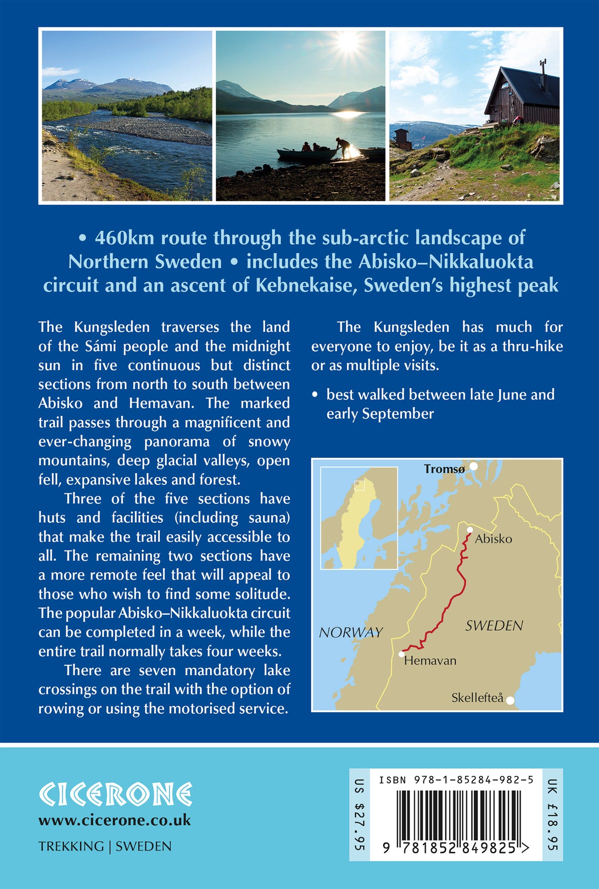 Trekking the Kungsleden - Back Cover