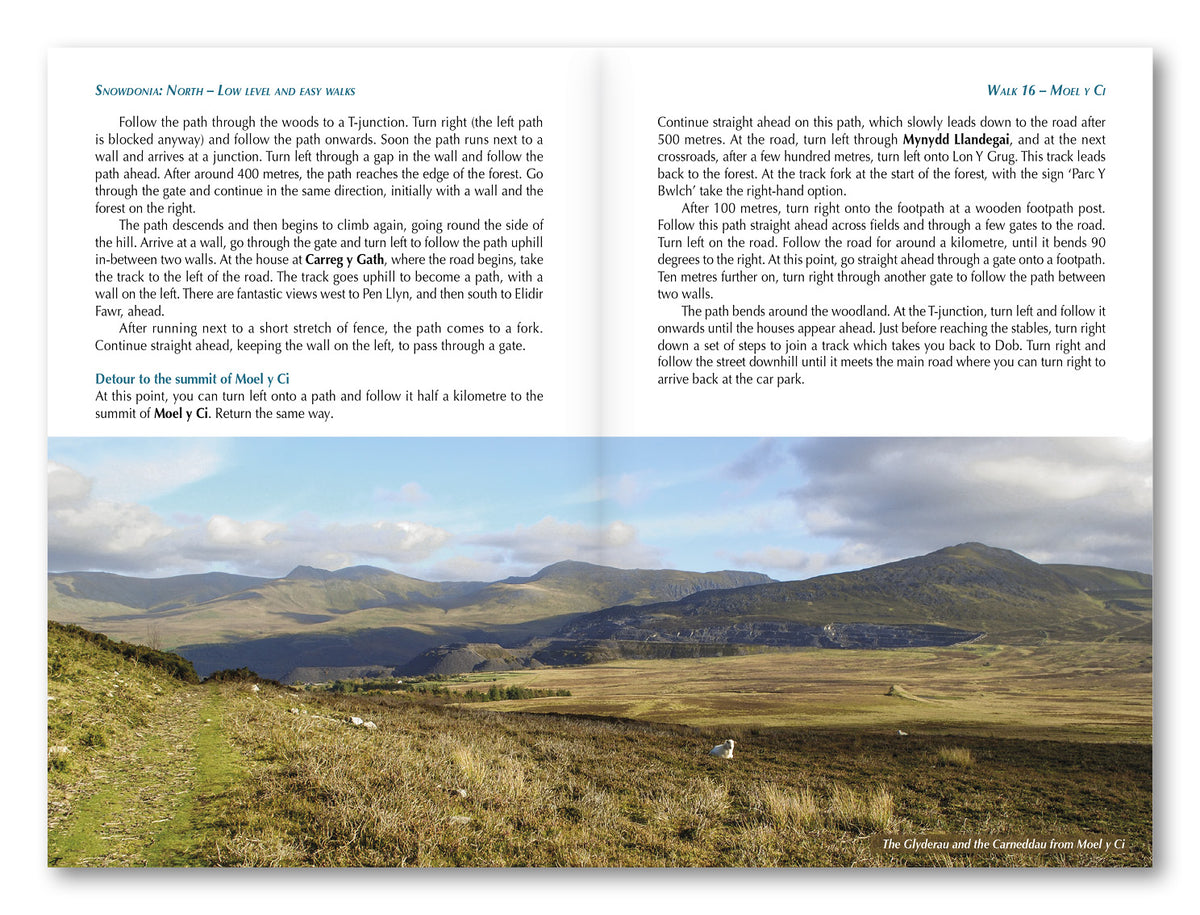 Snowdonia: 30 Low-level and Easy Walks - North - Route Photos