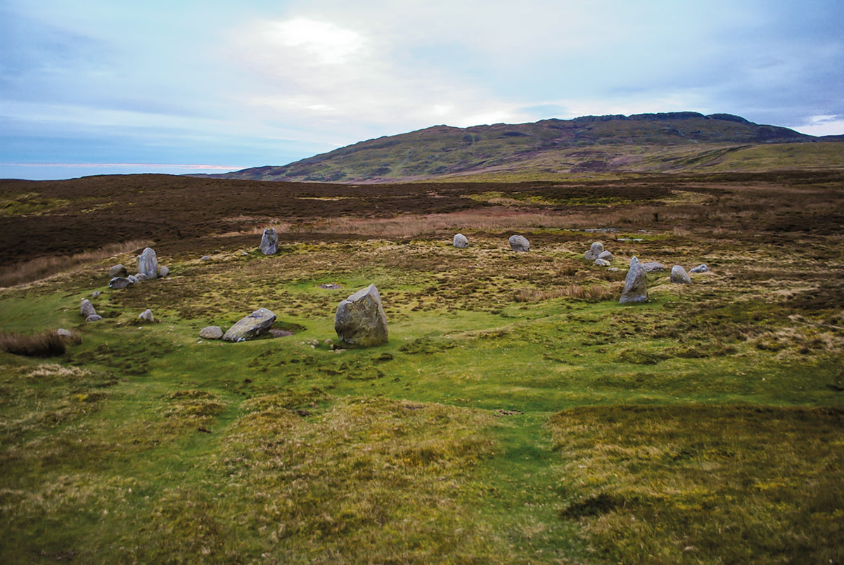 Snowdonia: 30 Low-level and Easy Walks - North - Route Photos - The Druid’s Circle, high on the slopes of the Carneddau (Walk 2)