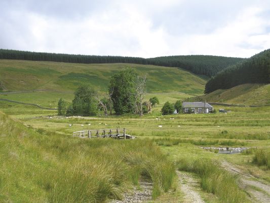 The Southern Upland Way - Route Photos - Blackhouse (Stage 10) (photo: Alan Castle)