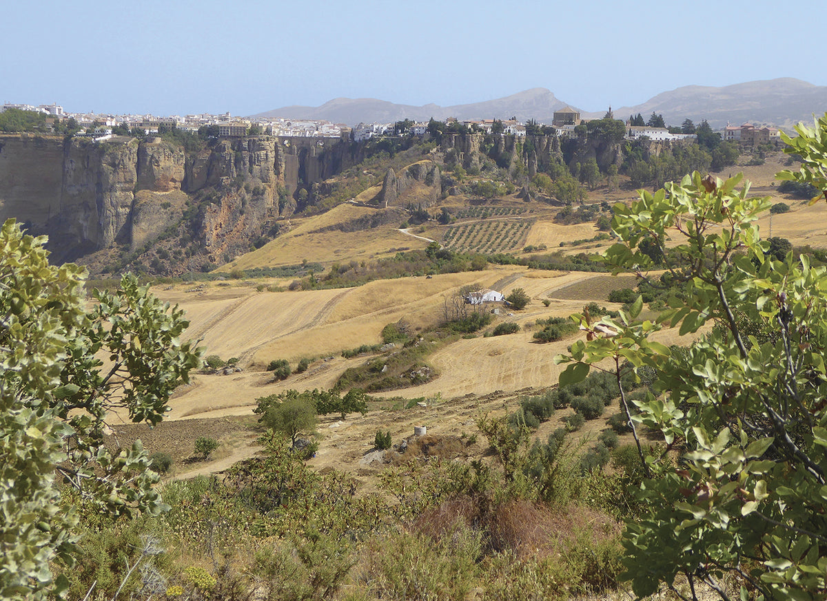 Trekking the GR7 in Andalucia - Route Photos - Ronda seen from El Puerto de las Muelas