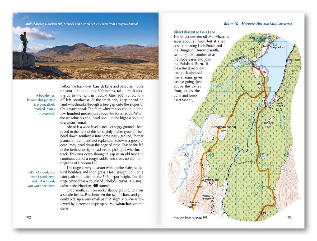 Walking the Galloway Hills - Route Photos
