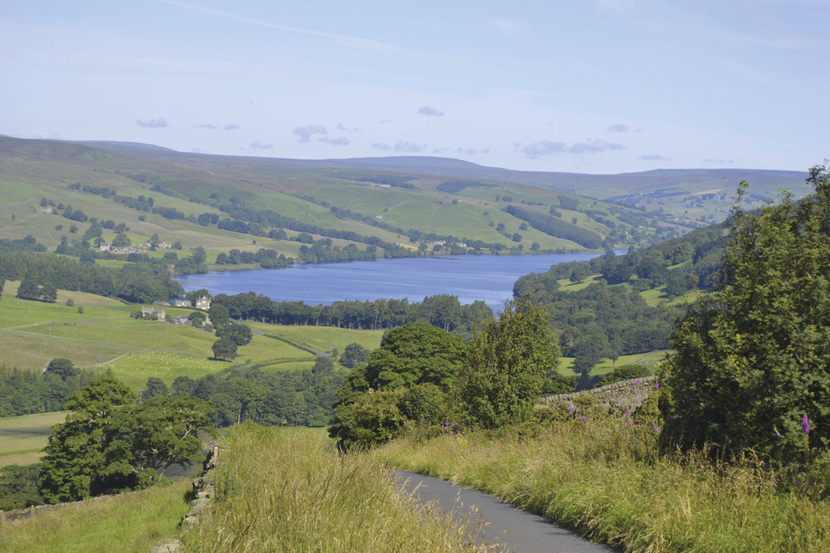 Cycling in the Yorkshire Dales - Route Photos - Gouthwaite and upper Nidderdale before the final steep decent (Route 2)