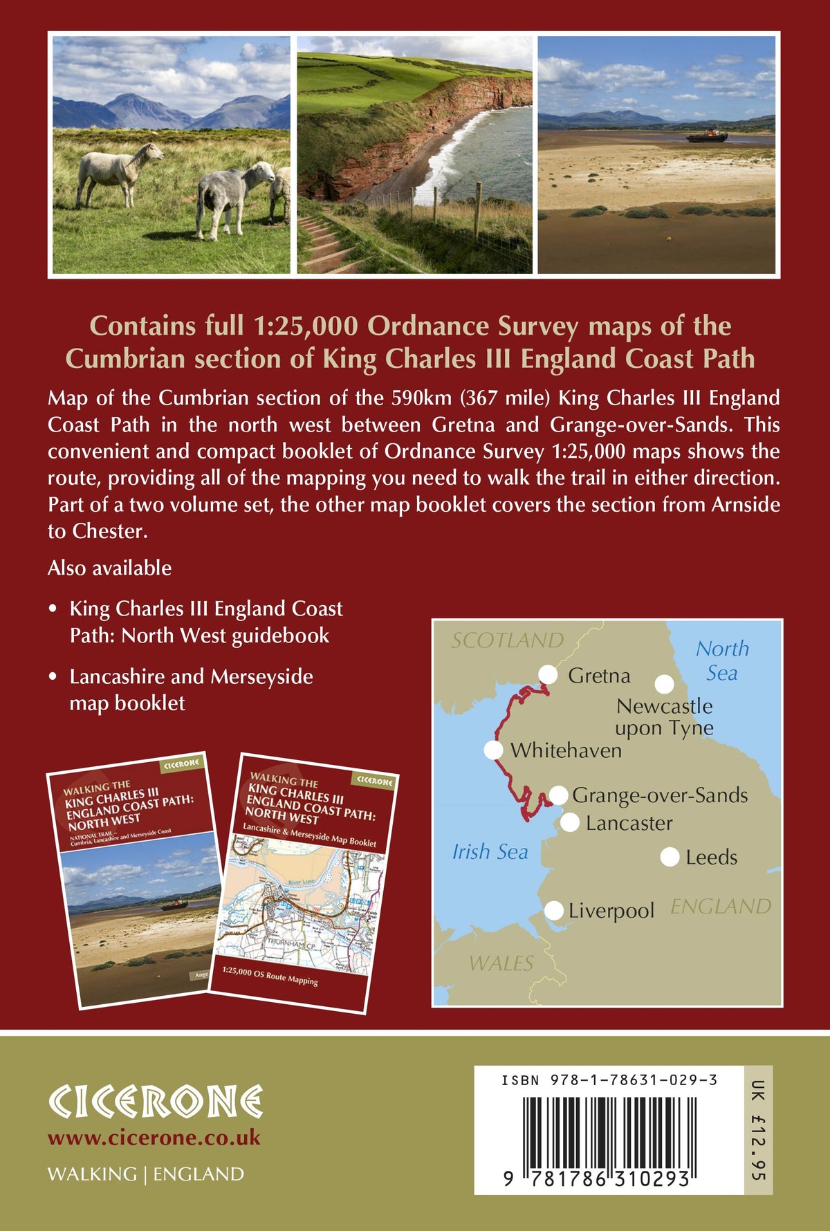 Walking the King Charles III England Coast Path: North West - Cumbria Map Booklet - Back Cover