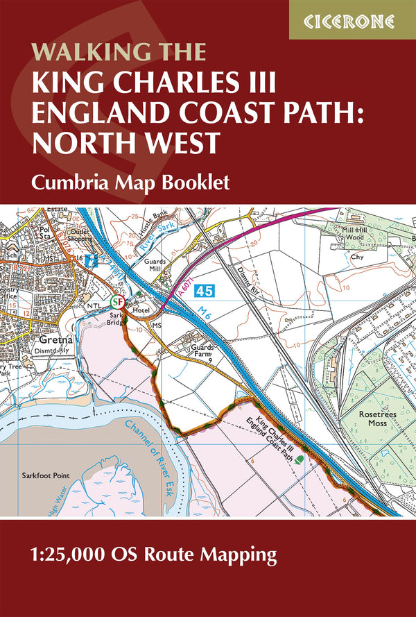 Walking the King Charles III England Coast Path: North West - Cumbria Map Booklet