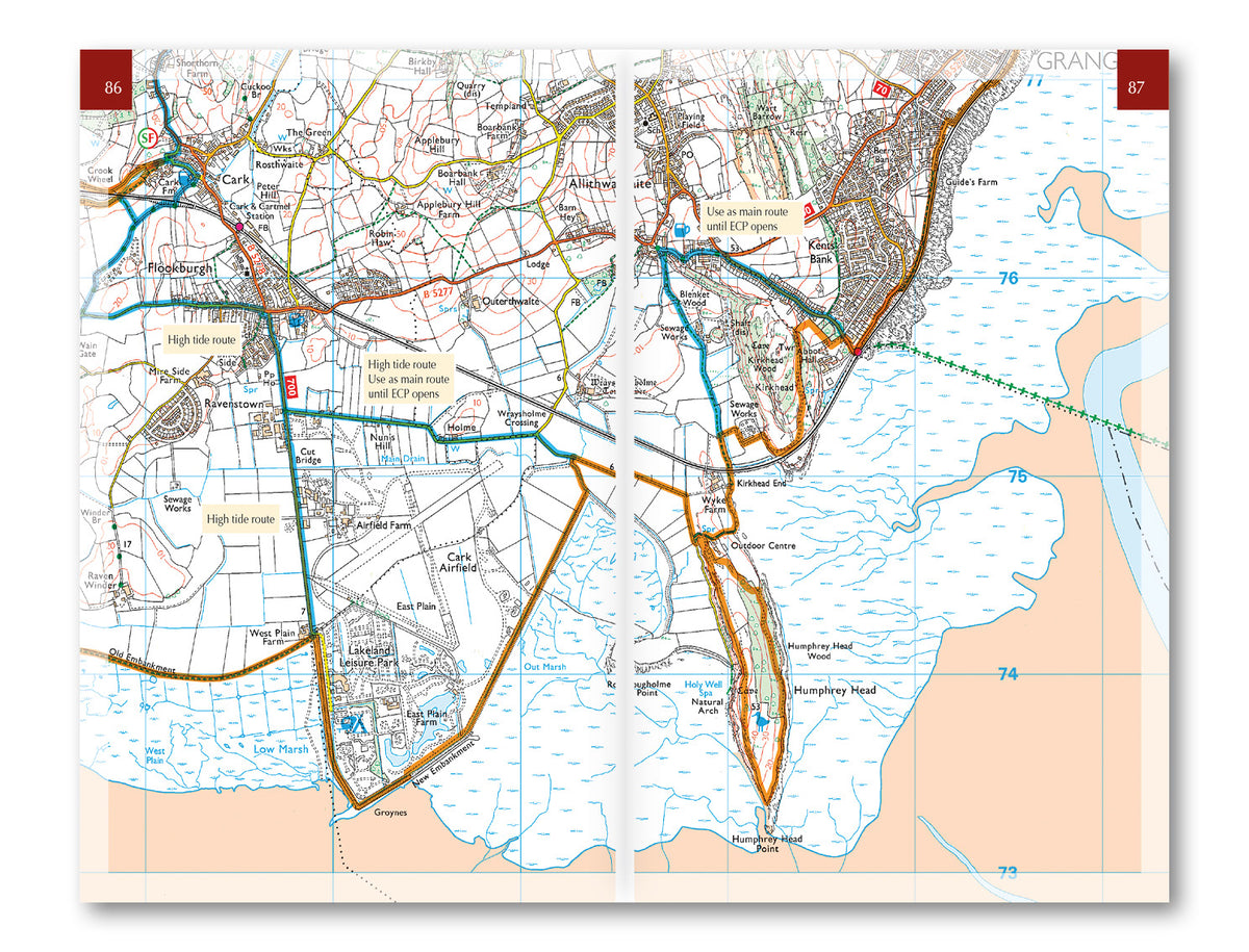 Walking the King Charles III England Coast Path: North West - Cumbria Map Booklet - Route Photos