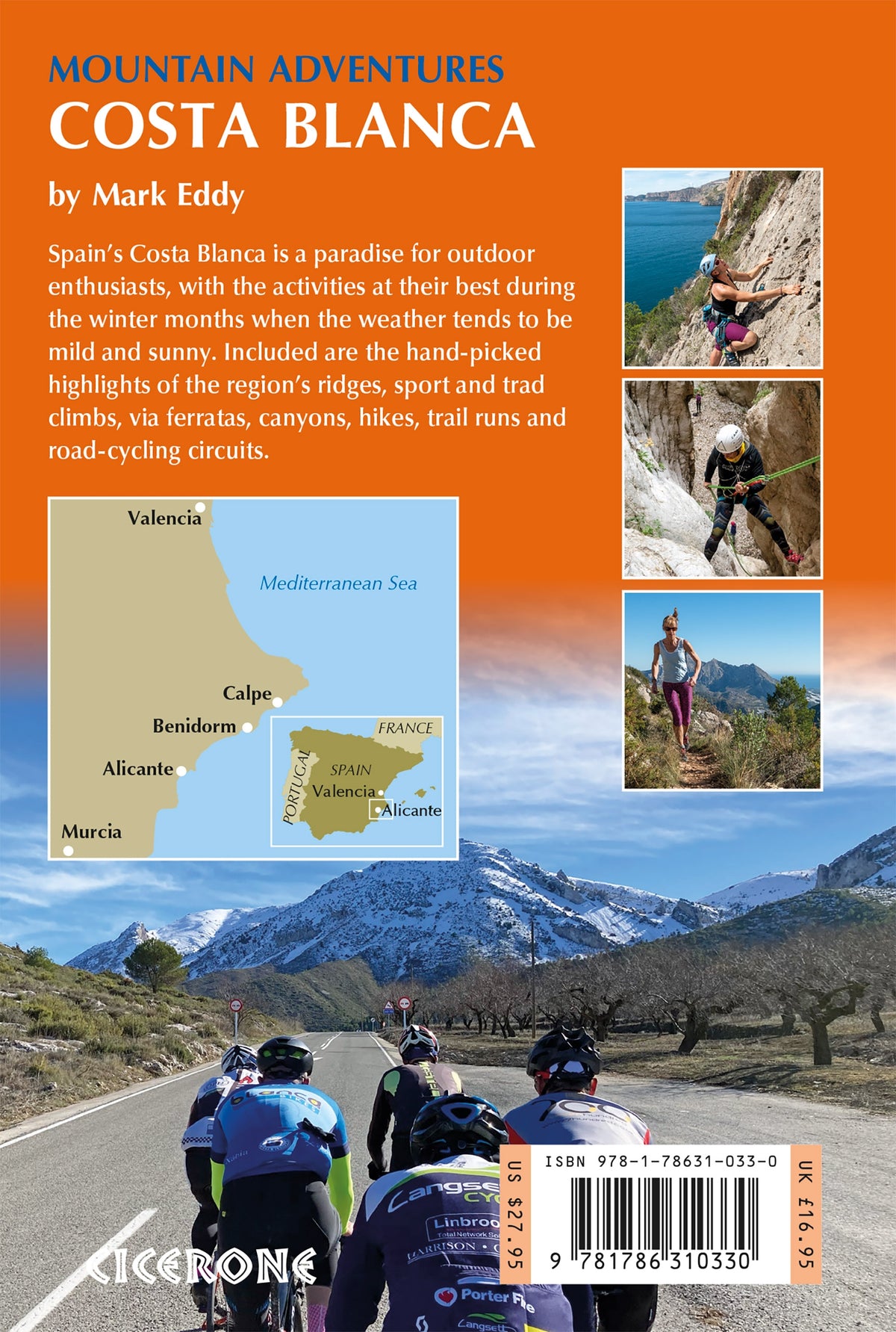 Costa Blanca Mountain Adventures - Back Cover