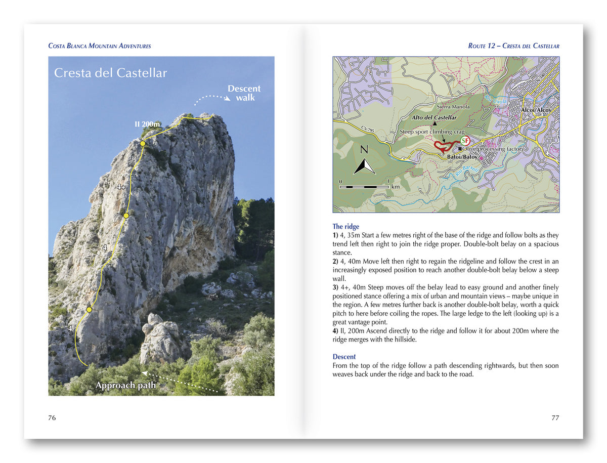 Costa Blanca Mountain Adventures - Route Photos
