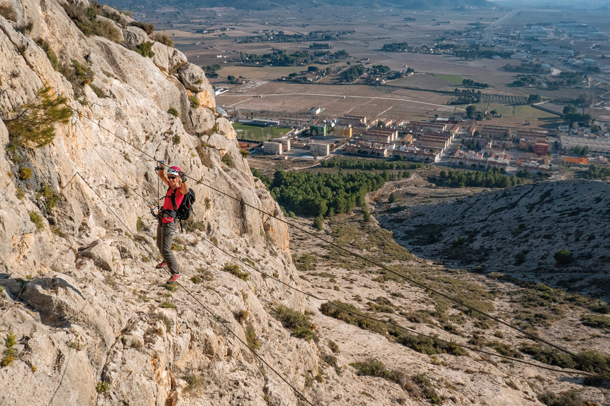 Costa Blanca Mountain Adventures - Route Photos - High wire crossing (Route 19)