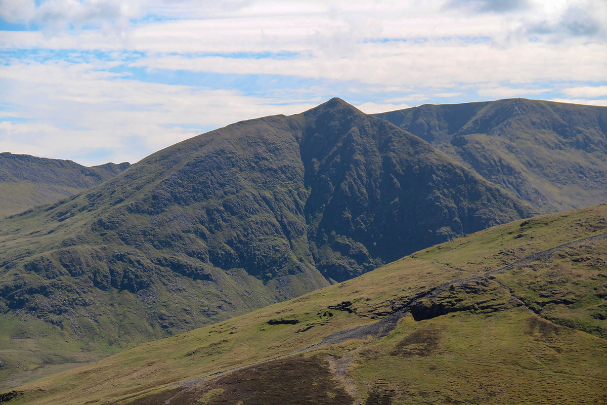 Walking the Lake District Fells - Patterdale  - Route Photos - Catstycam from Green Side