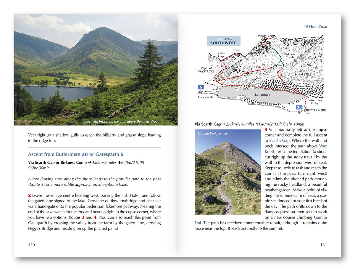 Walking the Lake District Fells - Buttermere - Route Photos