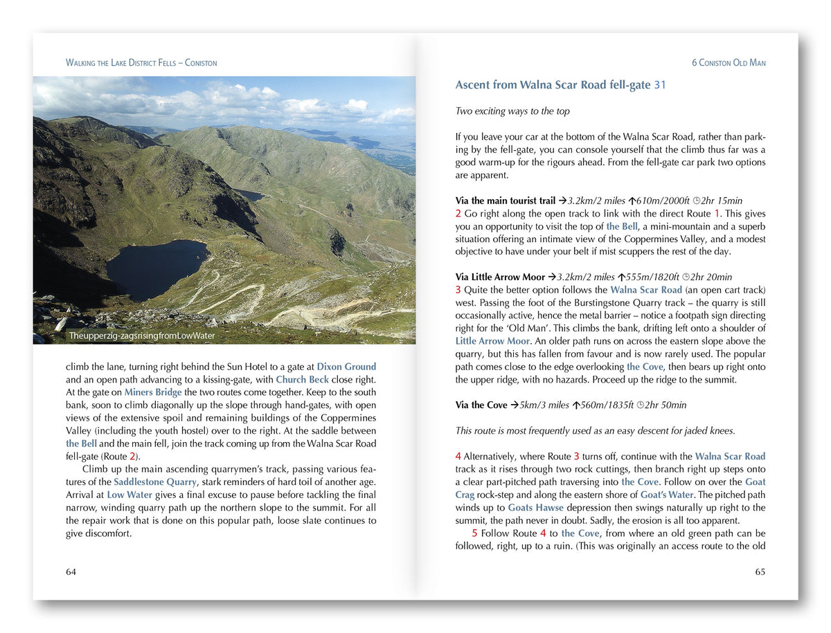 Walking the Lake District Fells - Coniston - Route Photos