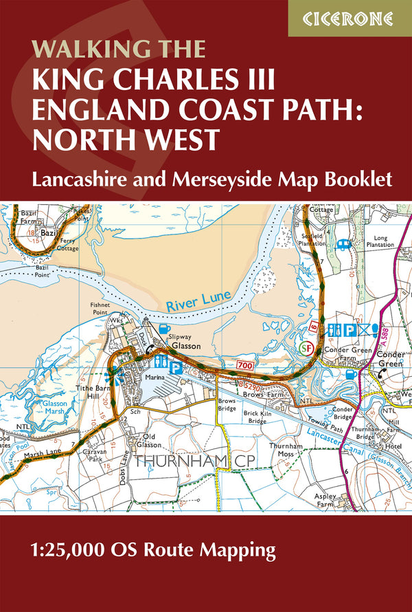 Walking the King Charles III England Coast Path: North West - Lancashire and Merseyside Map Booklet