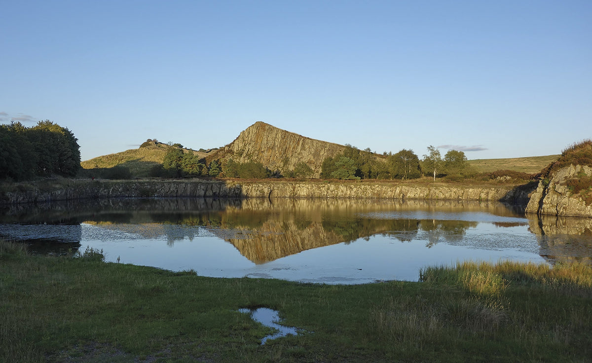 Hadrian's Cycleway - Route Photos - Cawfield Quarry by Milecastle 42 is a designated dark skies site and ideal for stargazers (Day 2A)