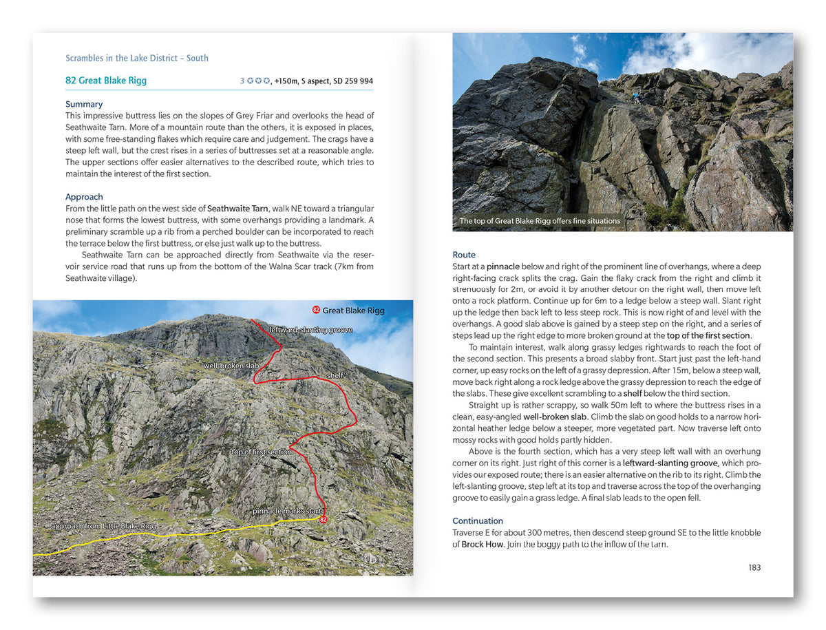Scrambles in the Lake District - South - Route Photos