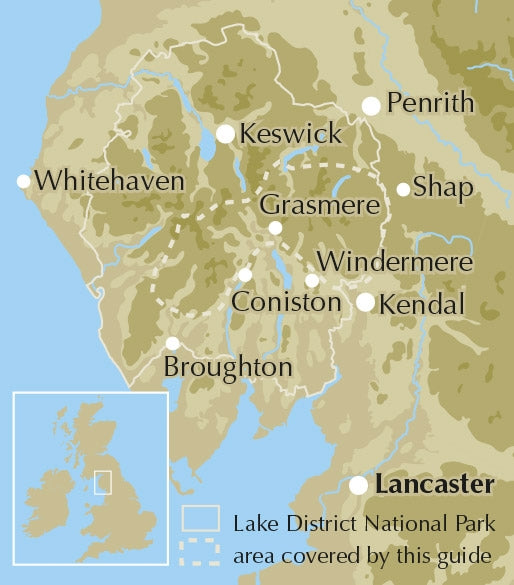 Scrambles in the Lake District - South - Location Map