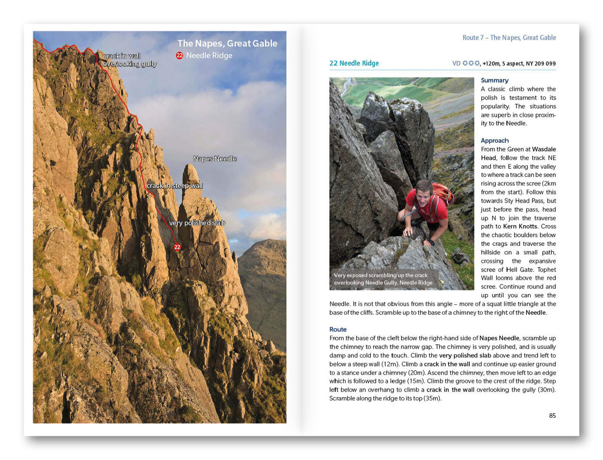 Scrambles in the Lake District - North - Route Photos