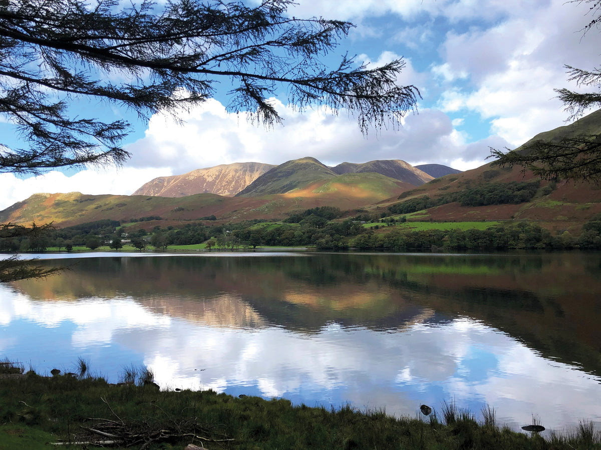 Walking the Tour of the Lake District - Route Photos - Still waters on Buttermere provide stunning reflections