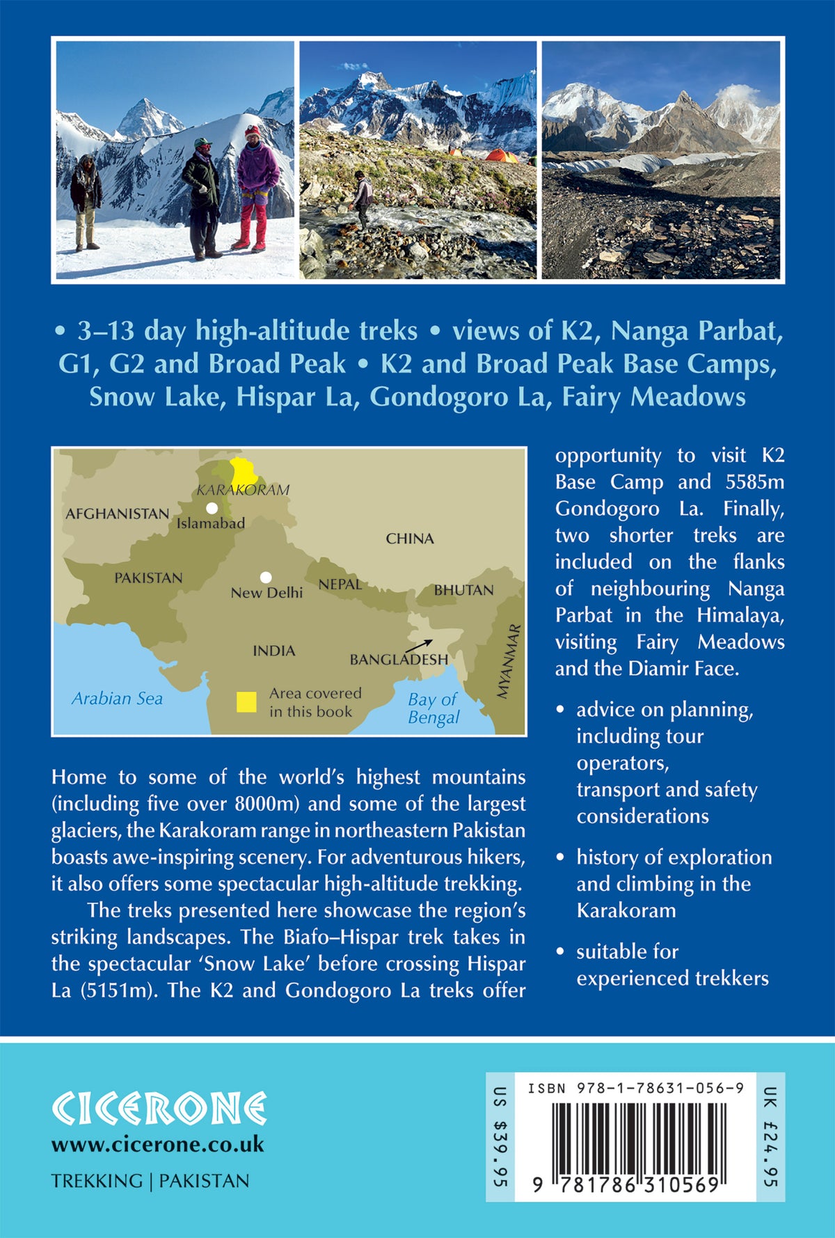 Trekking in the Karakoram - Back Cover