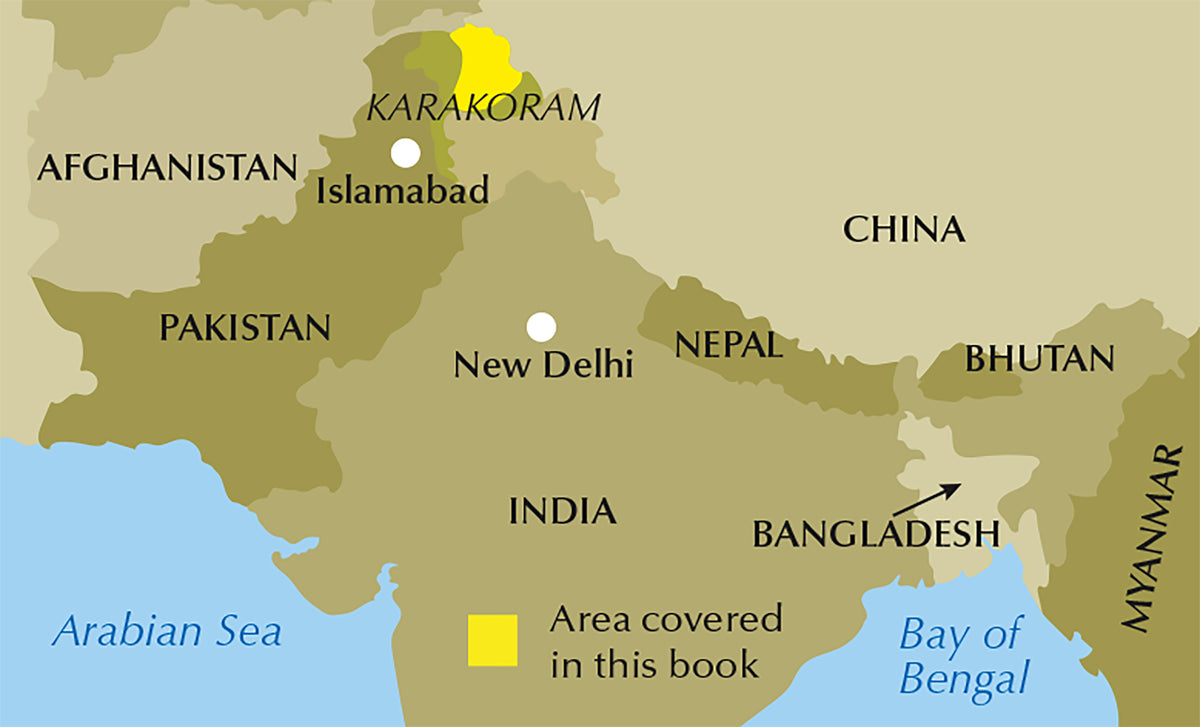 Trekking in the Karakoram - Location Map