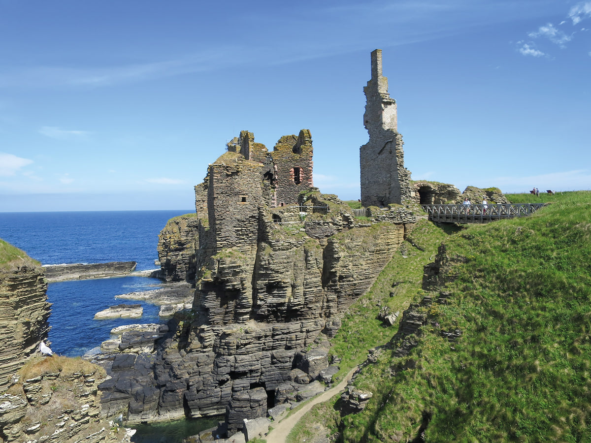 Walking the John o' Groats Trail - Route Photos - Castle Sinclair Girnigoe (Stage 13)