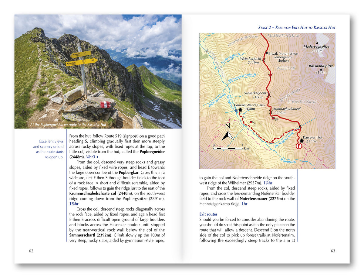 Trekking in Austria's Zillertal Alps - Route Photos