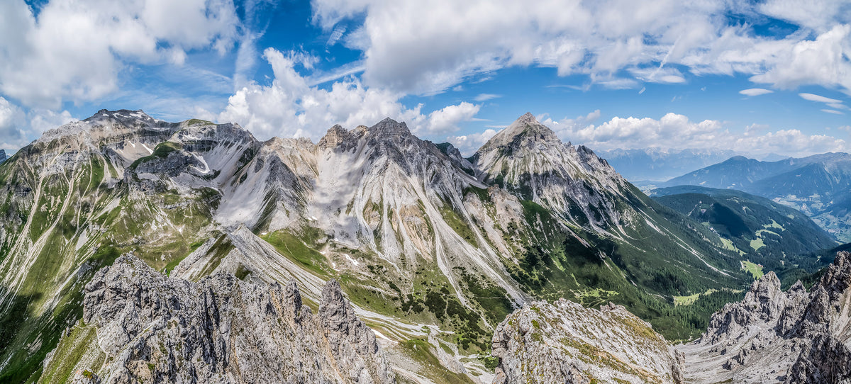 Trekking in Austria's Stubai Alps - Route Photos