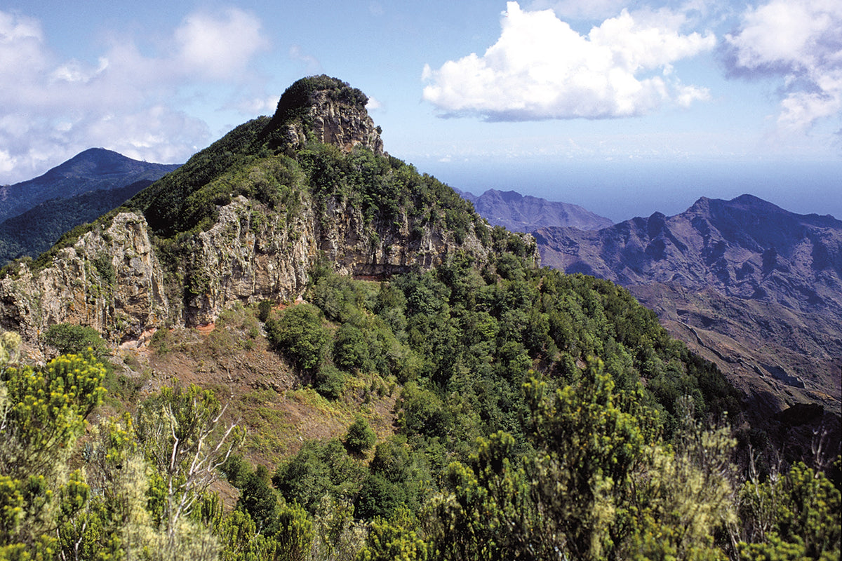 Walking on Tenerife - Route Photos - The Roque de Agua is seen on the way down from Pico del Inglés