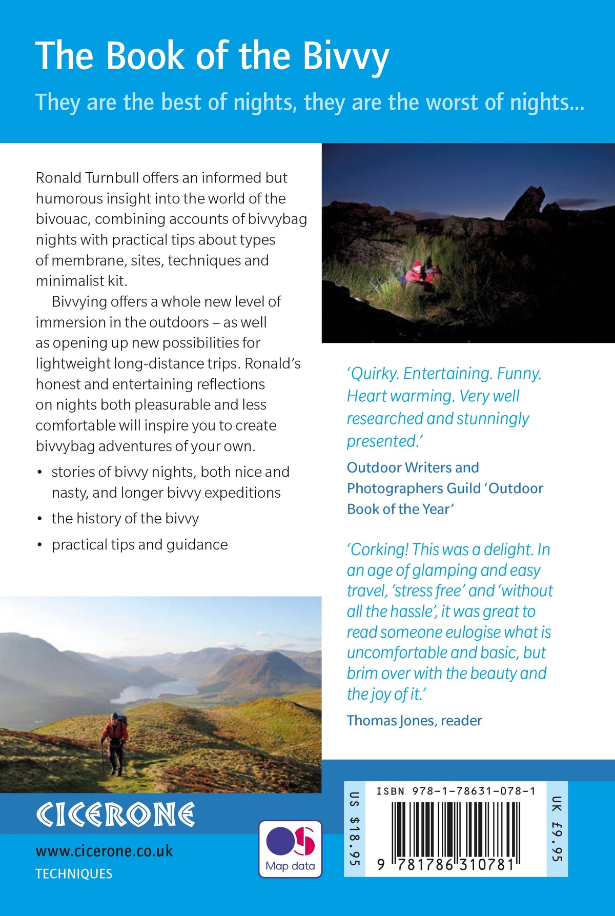 The Book of the Bivvy - Back Cover