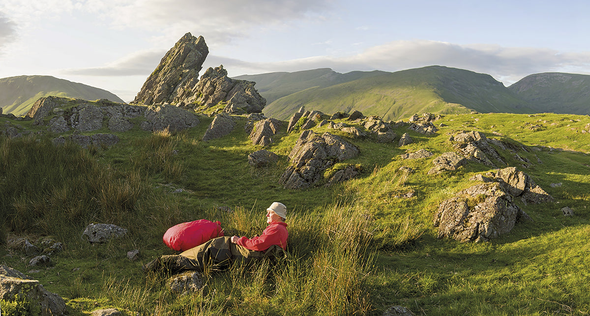 The Book of the Bivvy - Route Photos - Evening bivvy, Helm Crag